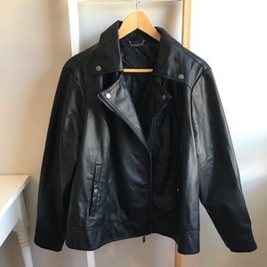 JouJou Polyurethane Moto Jacket